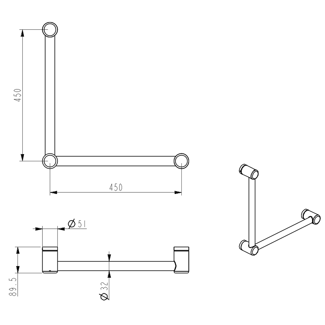 DDA 450x450mm