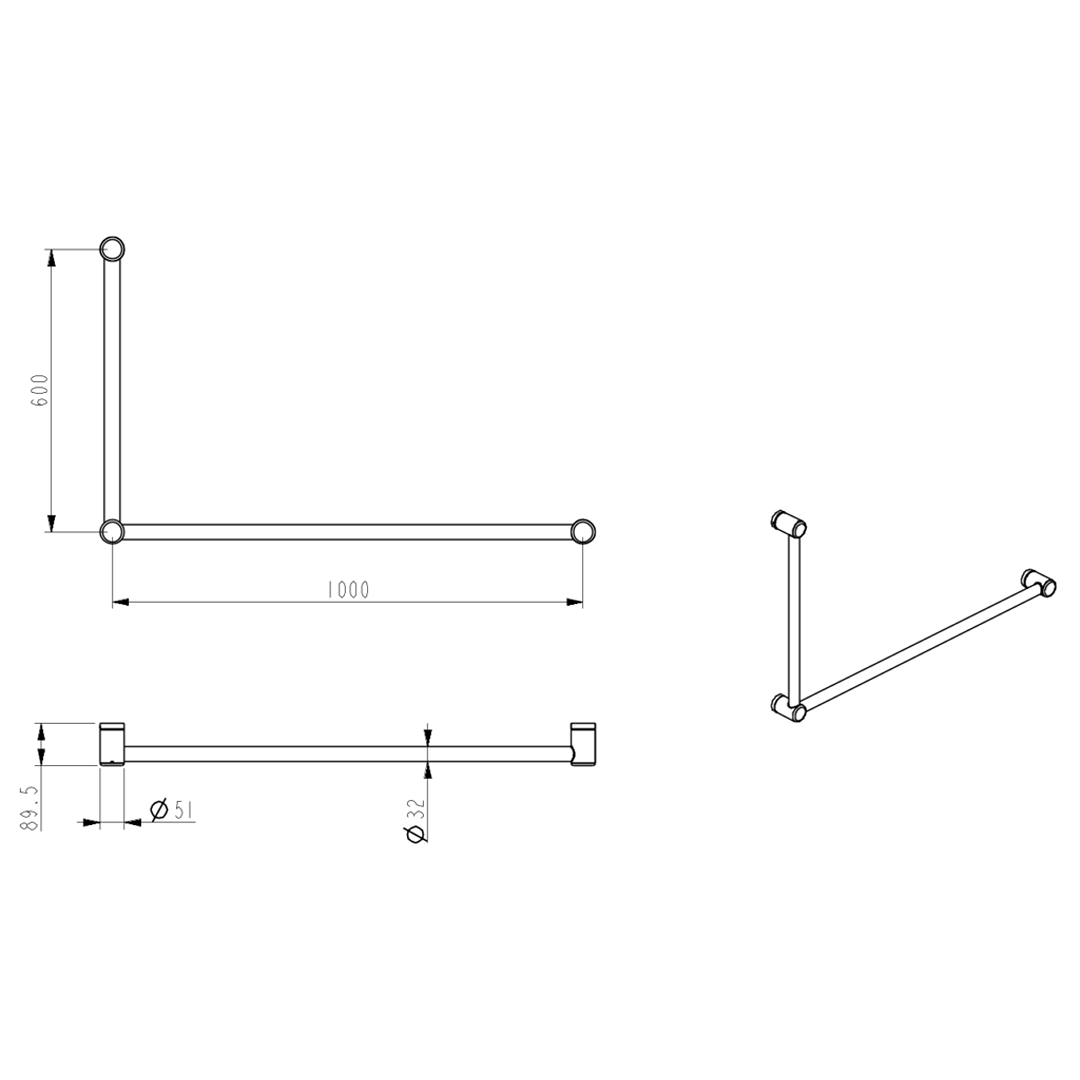 DDA 600x1000mm