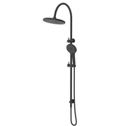 Mica Gooseneck Dual Shower Rail