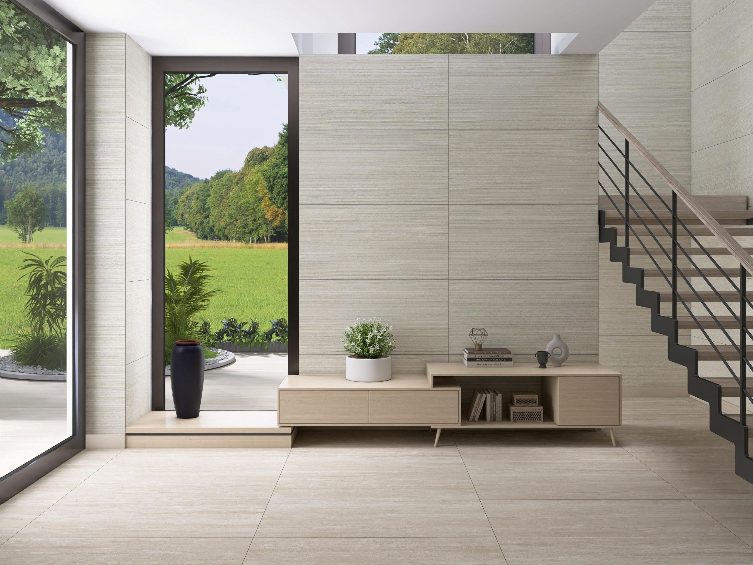 BHCV140	Travertine White 600 X 1200MM Matt