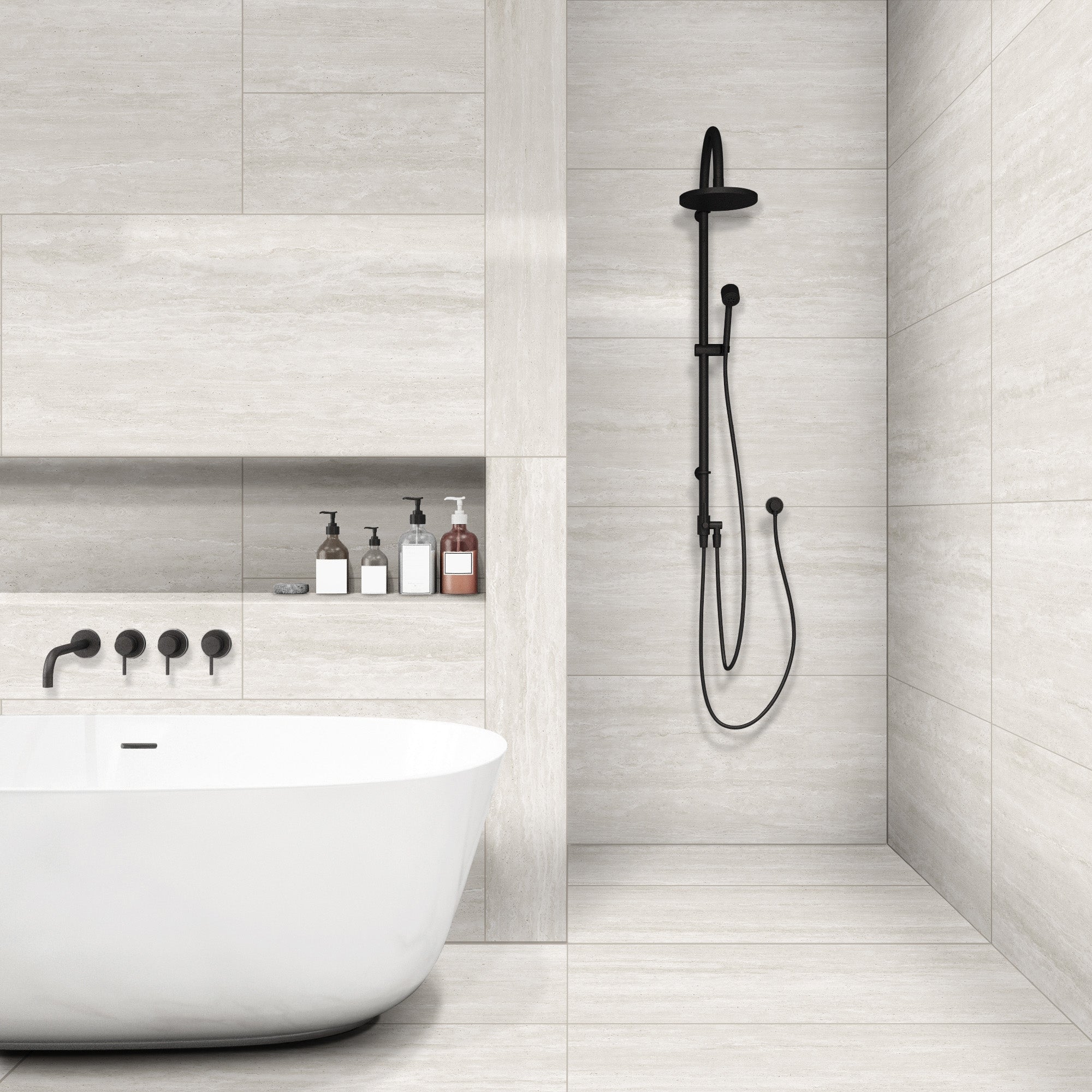 BHCV140	Travertine White 600 X 1200MM Matt