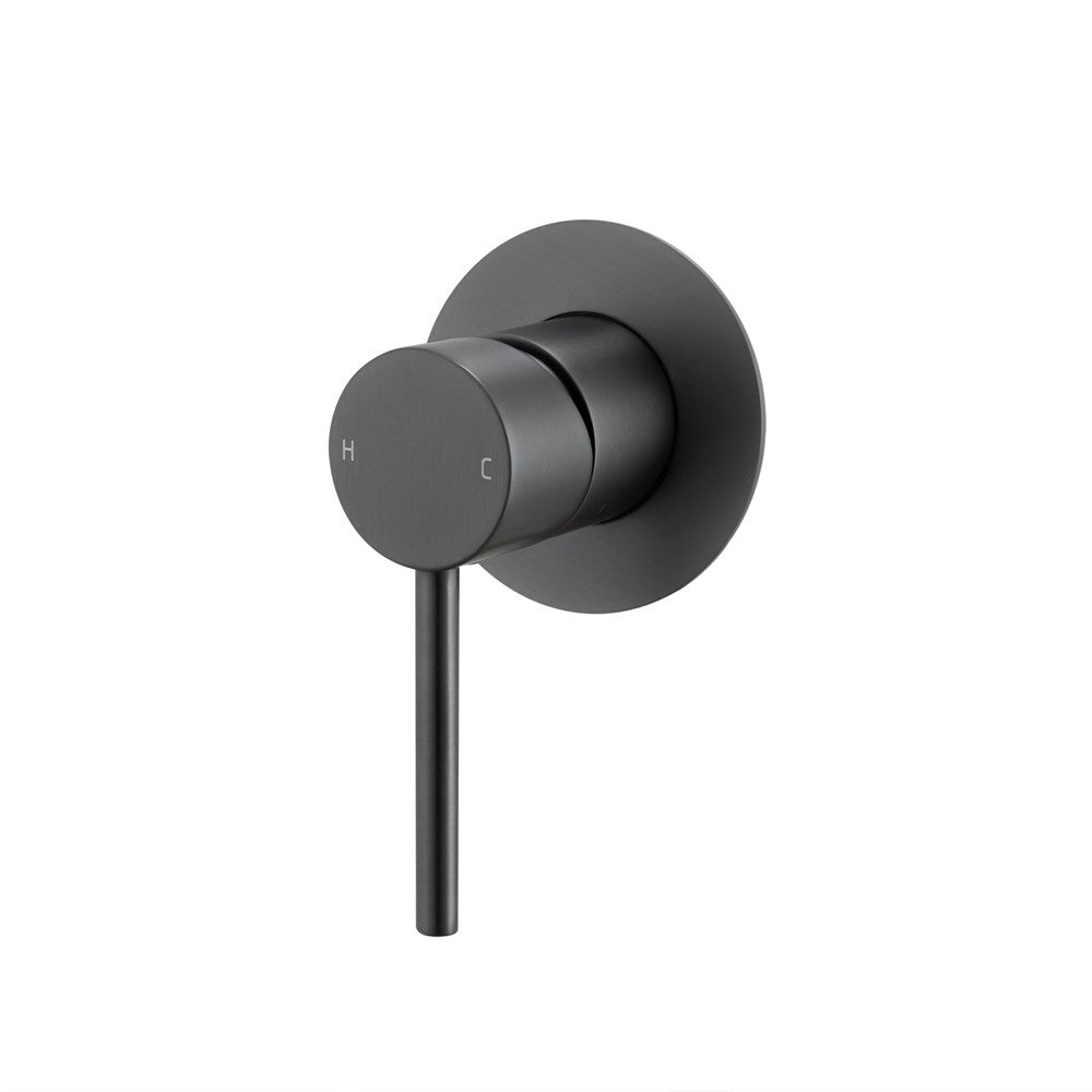 LUCID PIN - Gunmetal Wall Mixer ( 80MM Cover Plate)