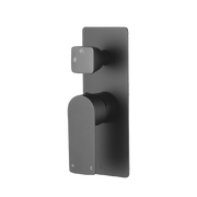 VOG Series Solid Gunmetal Bath/Shower Wall Mixer with Diverter Wall Mounted(color up)