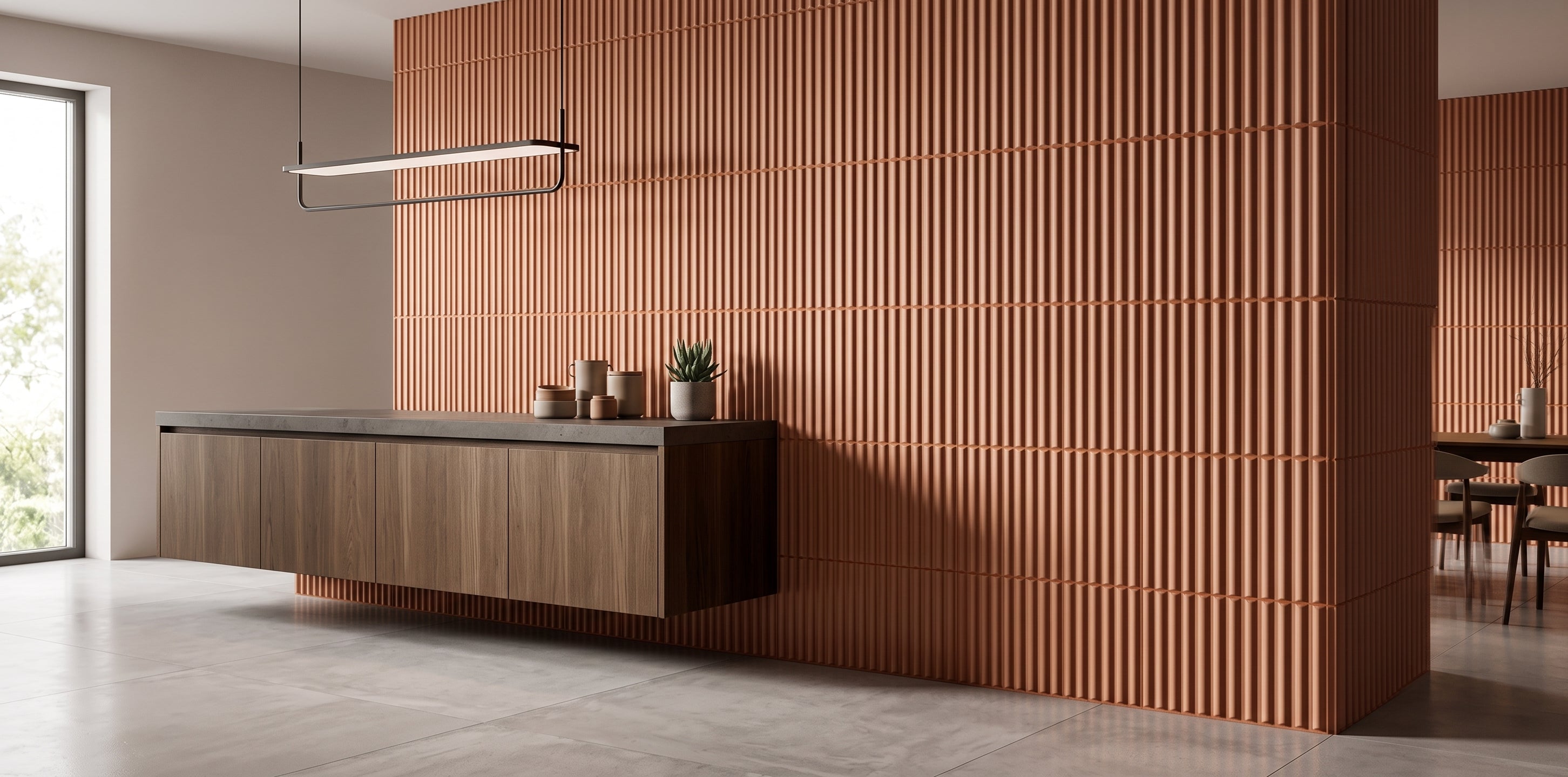 BEC907	Luma Stripes Powder 300 x 600 Matt