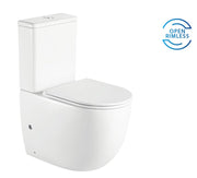 620*375*820mm Bathroom Rimless Toilet Suite Comfort Height Back To Wall