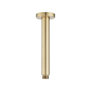 200mm Light Brushed Brass Ceiling Shower Arm