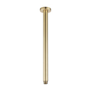 400mm Light Brushed Brass Ceiling Shower Arm