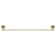 LUCID PIN - 800mm Light Brushed Brass Cuttable Single Towel Rail