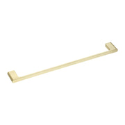 VOG Series Light Brushed Brass Single Towel Rail 600mm