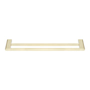 VOG - 600mm Light Brushed Brass Double Towel Rail