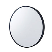 800*40mm Round Black Mirror