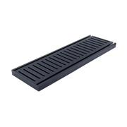Muses Aluminium Brushed Black Ezy Flow Floor Grate 300 * 100 * 26mm