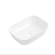 455x320x135mm Matte White Above Counter Ceramic Basin