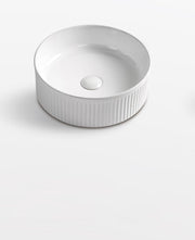Round Matte Fluted 370 x 370 x 130mm