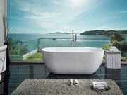 1500x720x600mm Berri Free standing Matte White