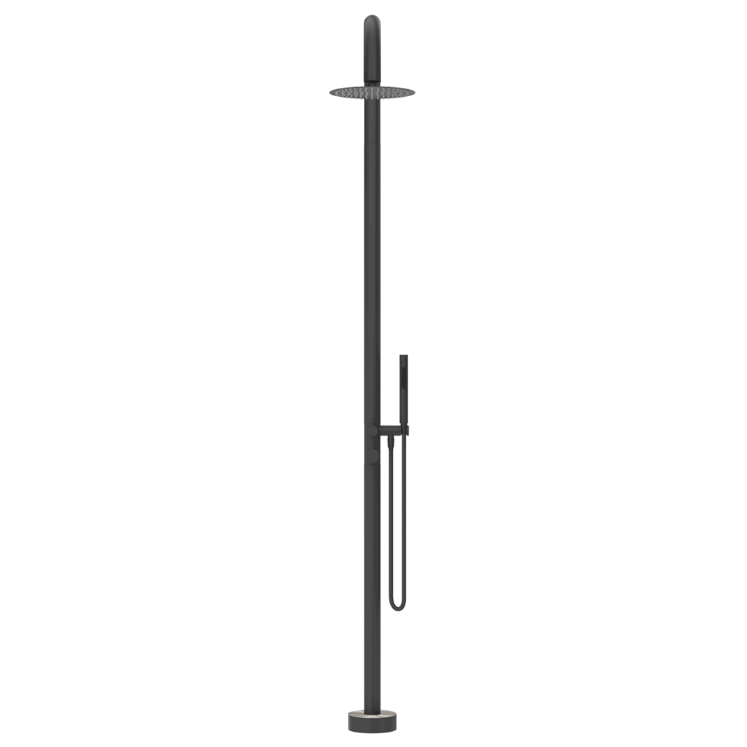 Mica Gooseneck Freestanding Outdoor Shower