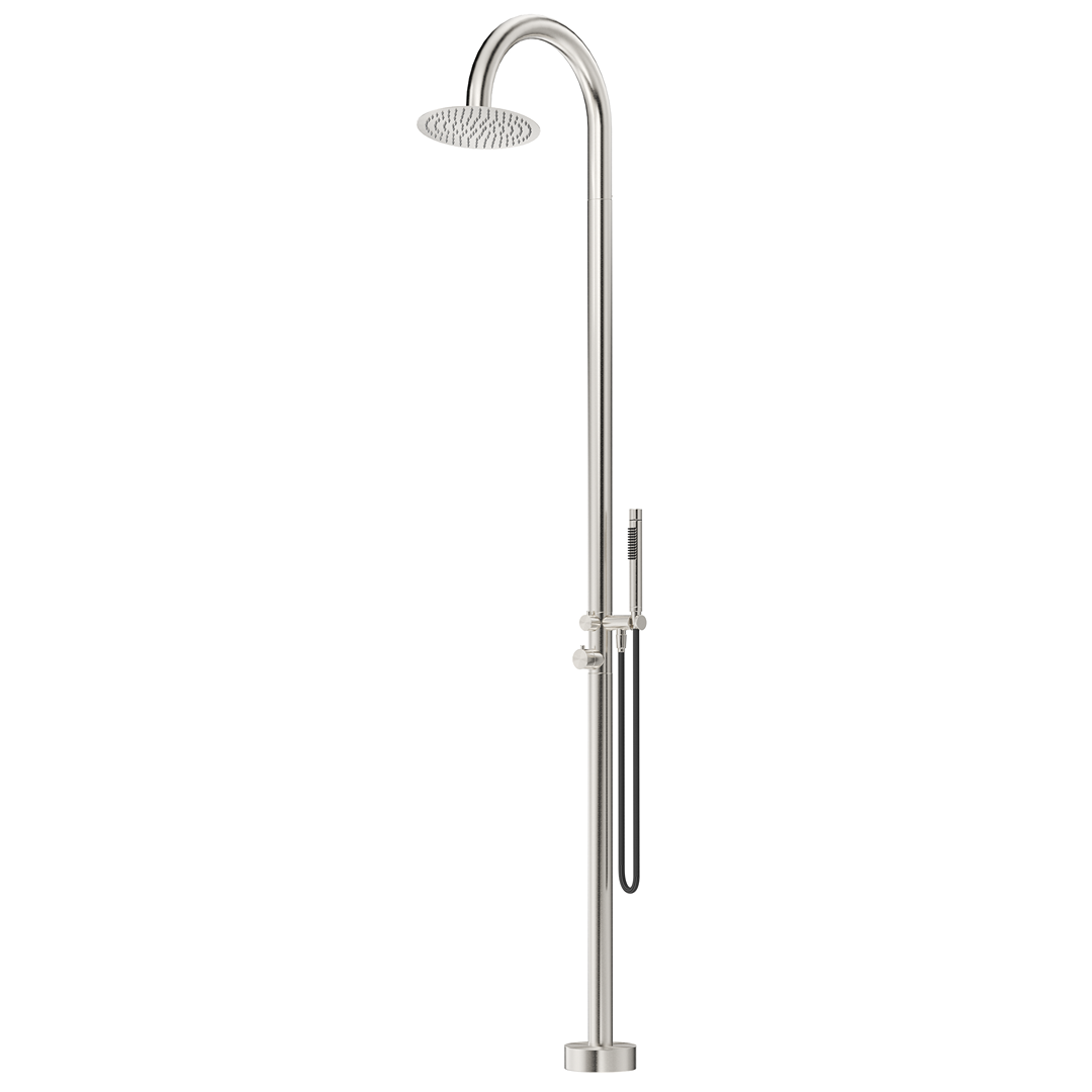 Mica Gooseneck Freestanding Outdoor Shower