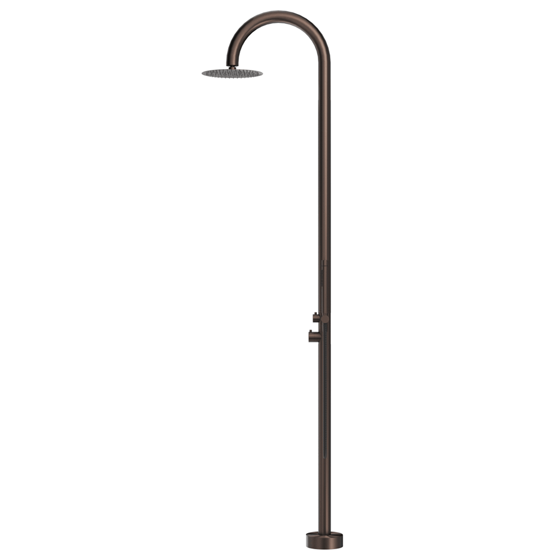 Mica Gooseneck Freestanding Outdoor Shower