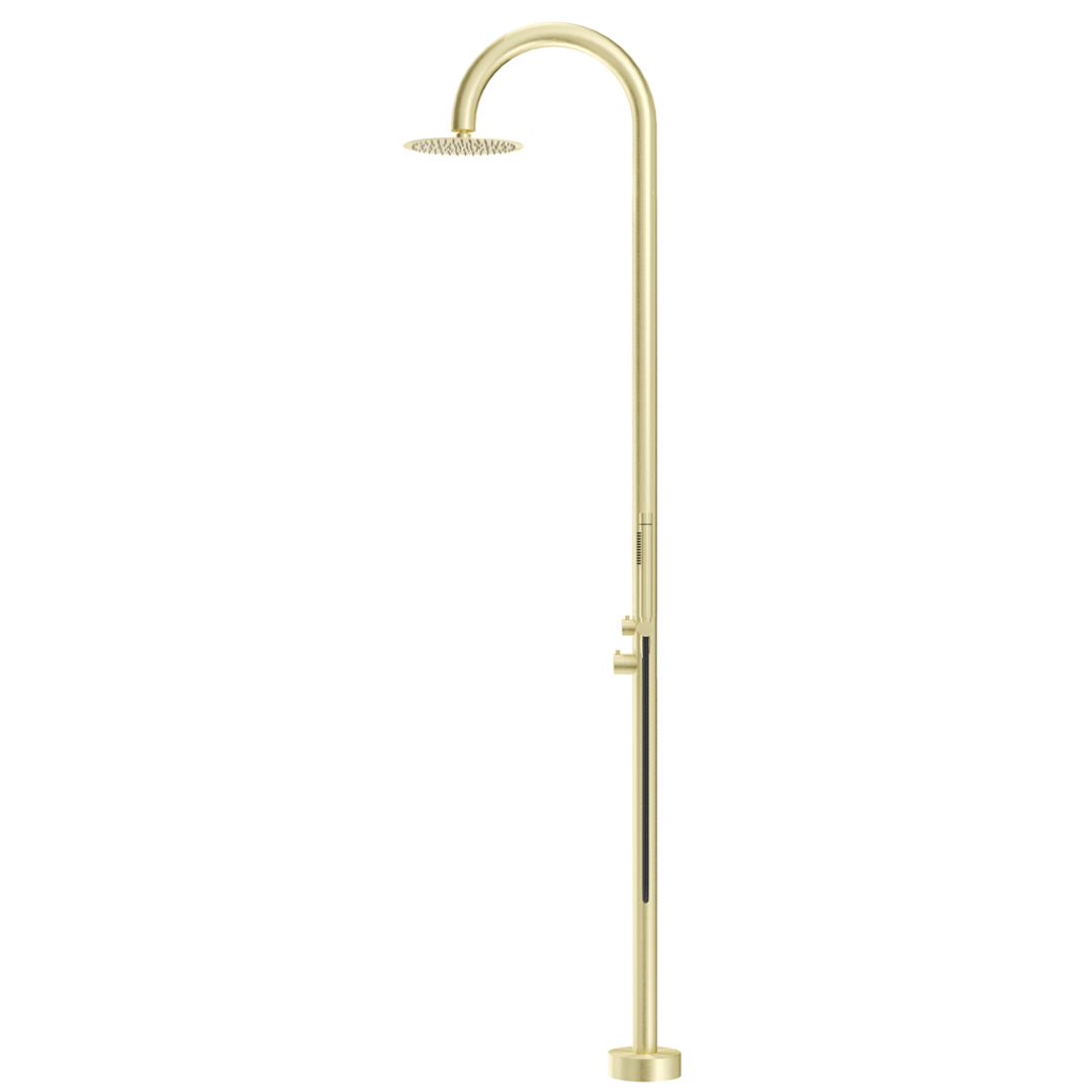 Mica Gooseneck Freestanding Outdoor Shower