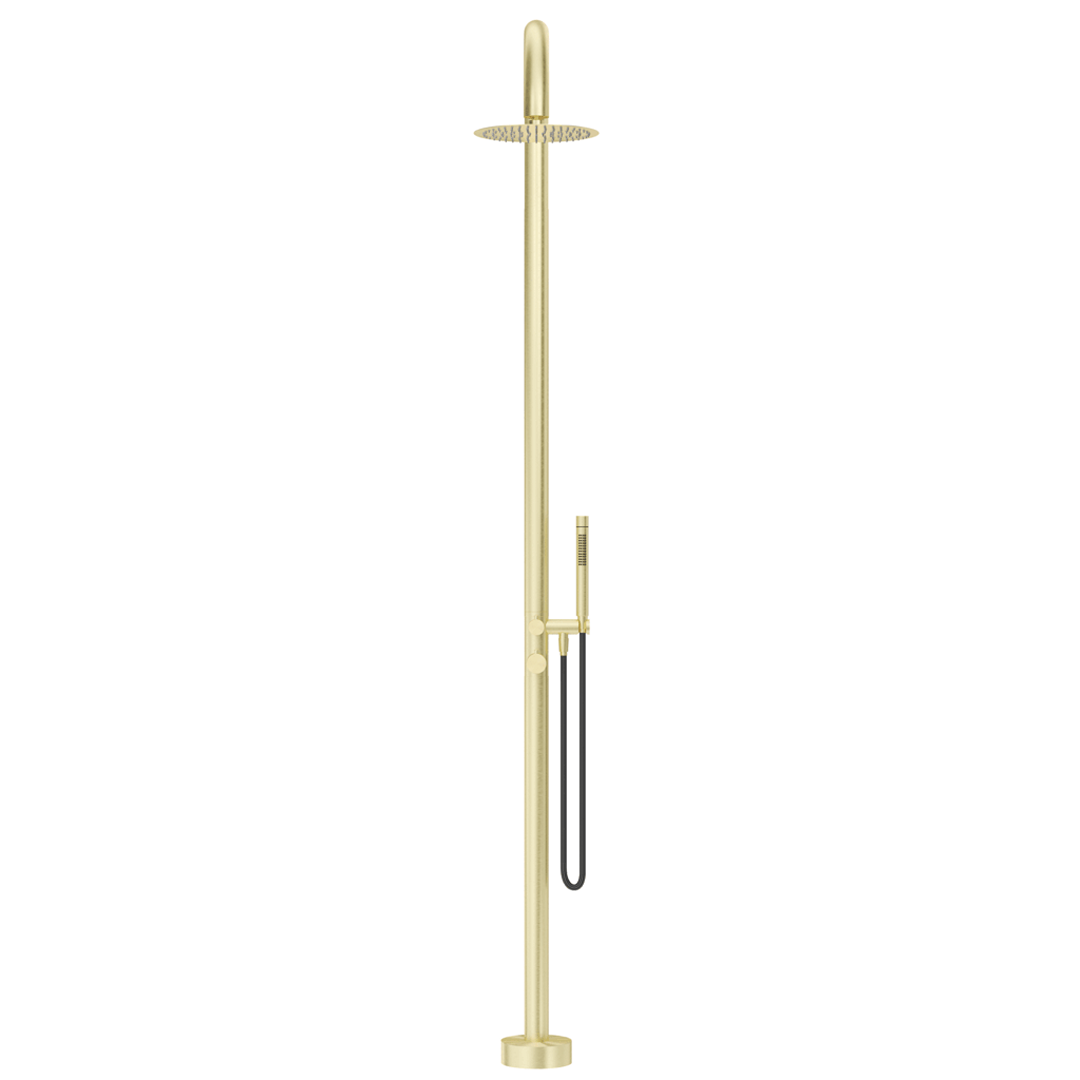 Mica Gooseneck Freestanding Outdoor Shower