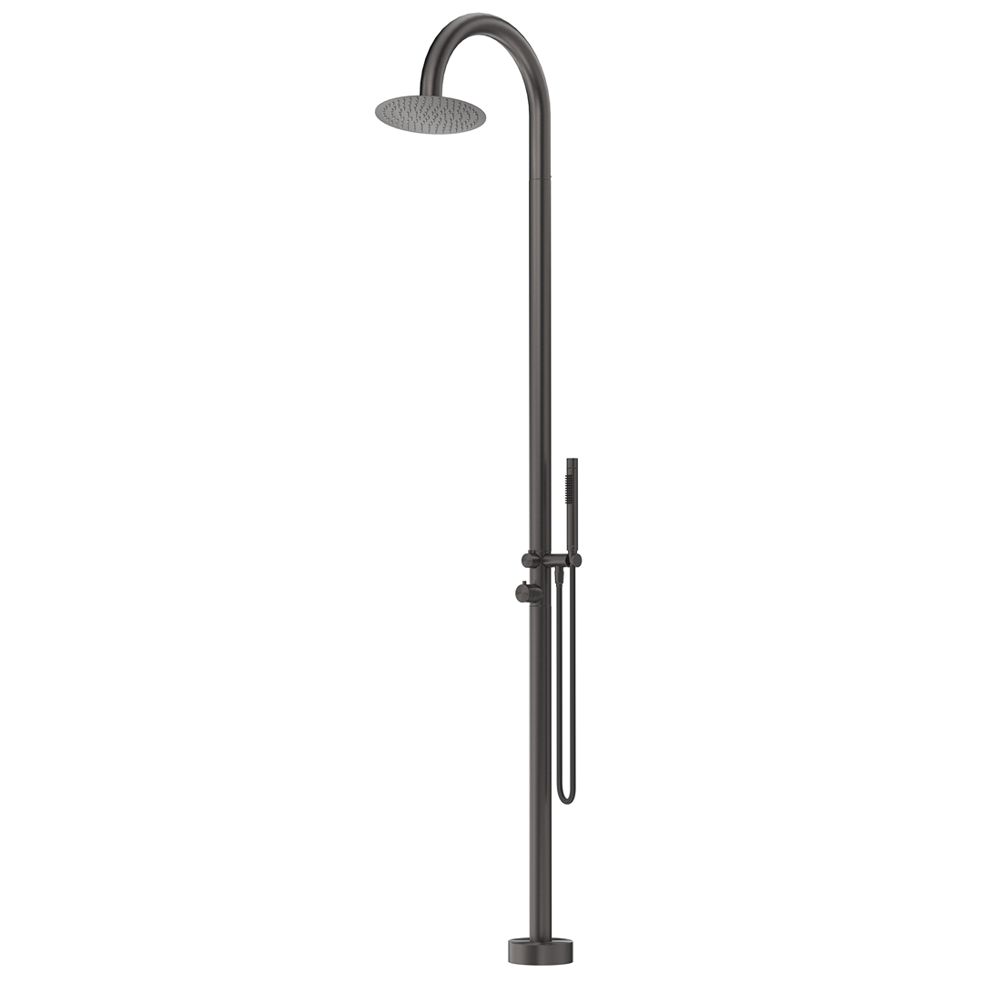 Mica Gooseneck Freestanding Outdoor Shower