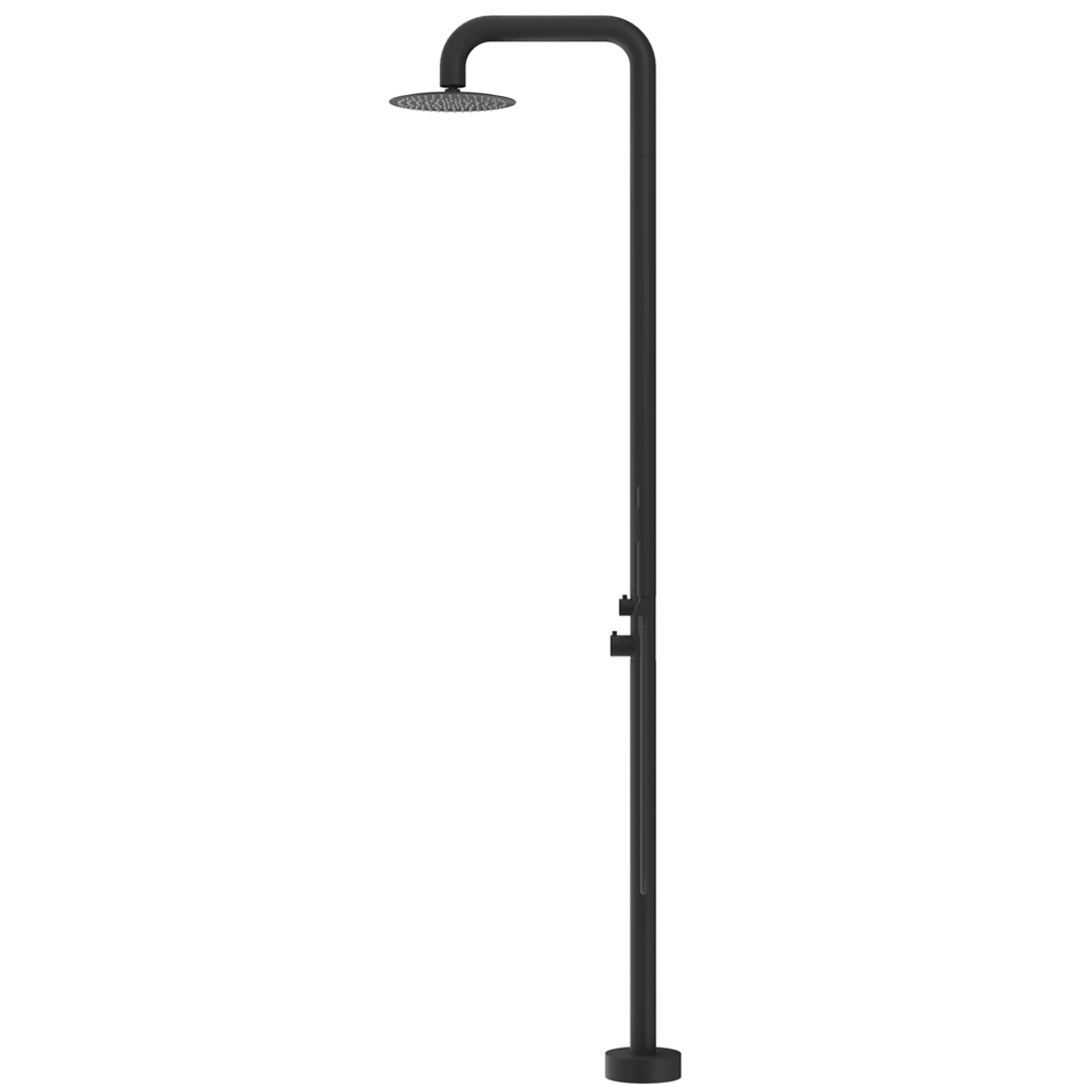 Mica Soft Square Freestanding Outdoor Shower