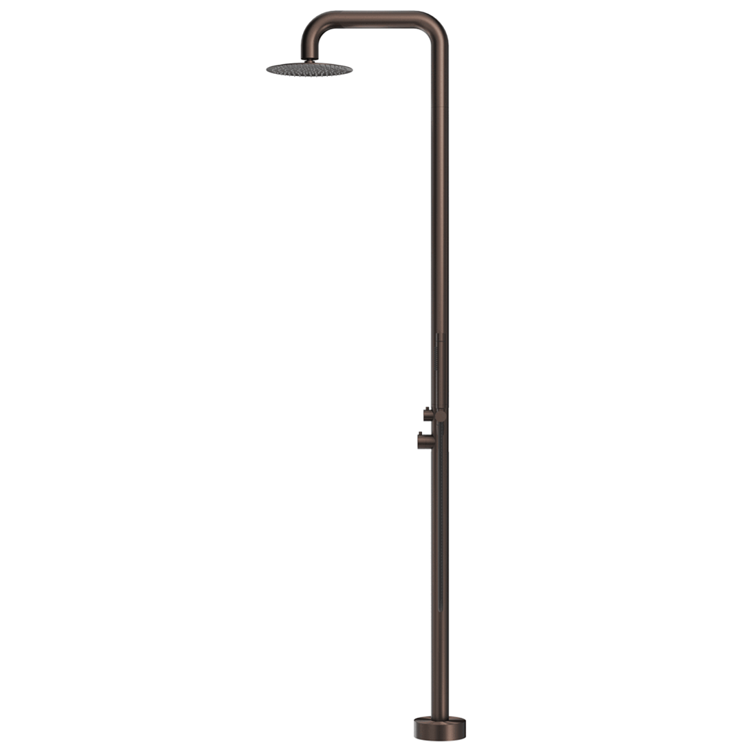 Mica Soft Square Freestanding Outdoor Shower