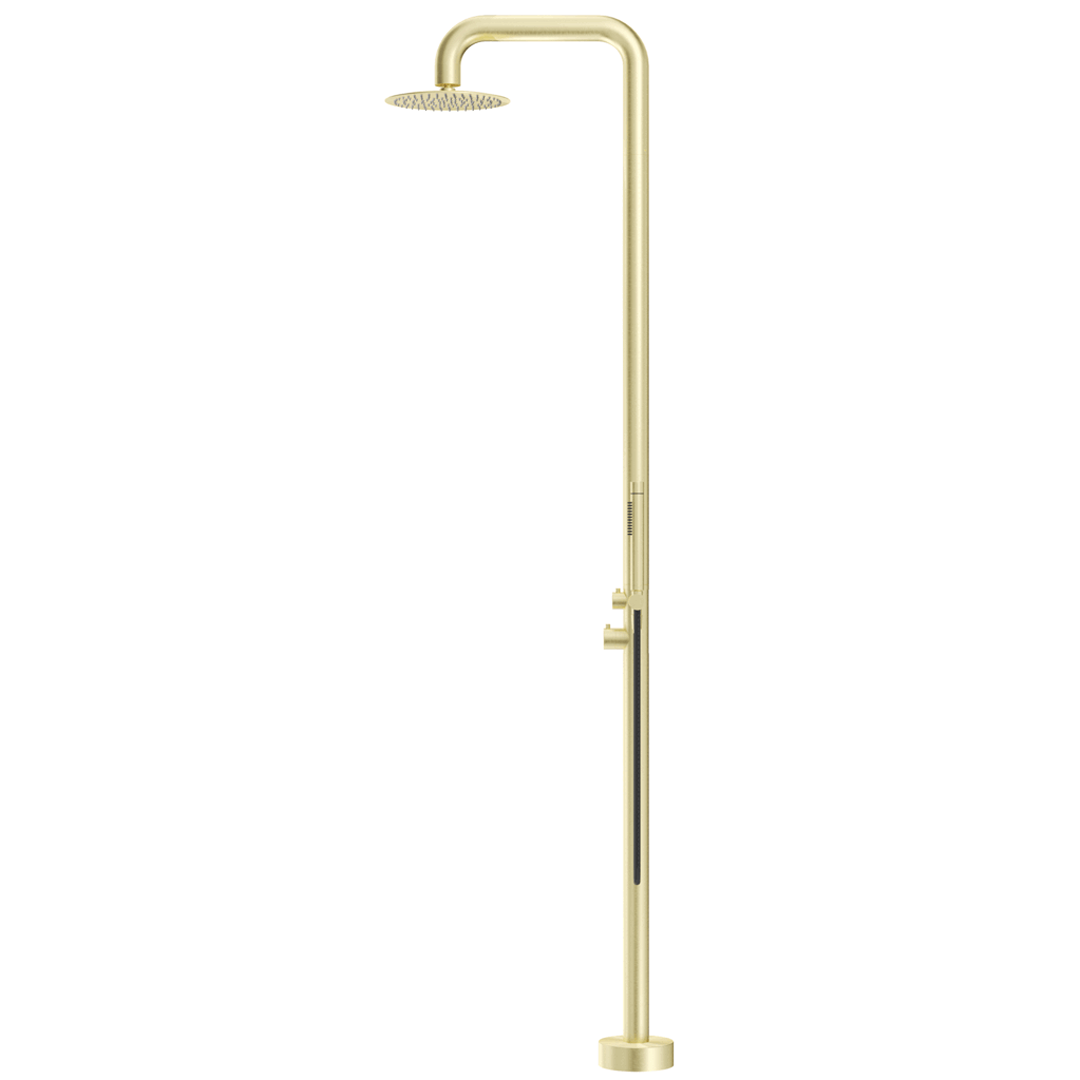 Mica Soft Square Freestanding Outdoor Shower