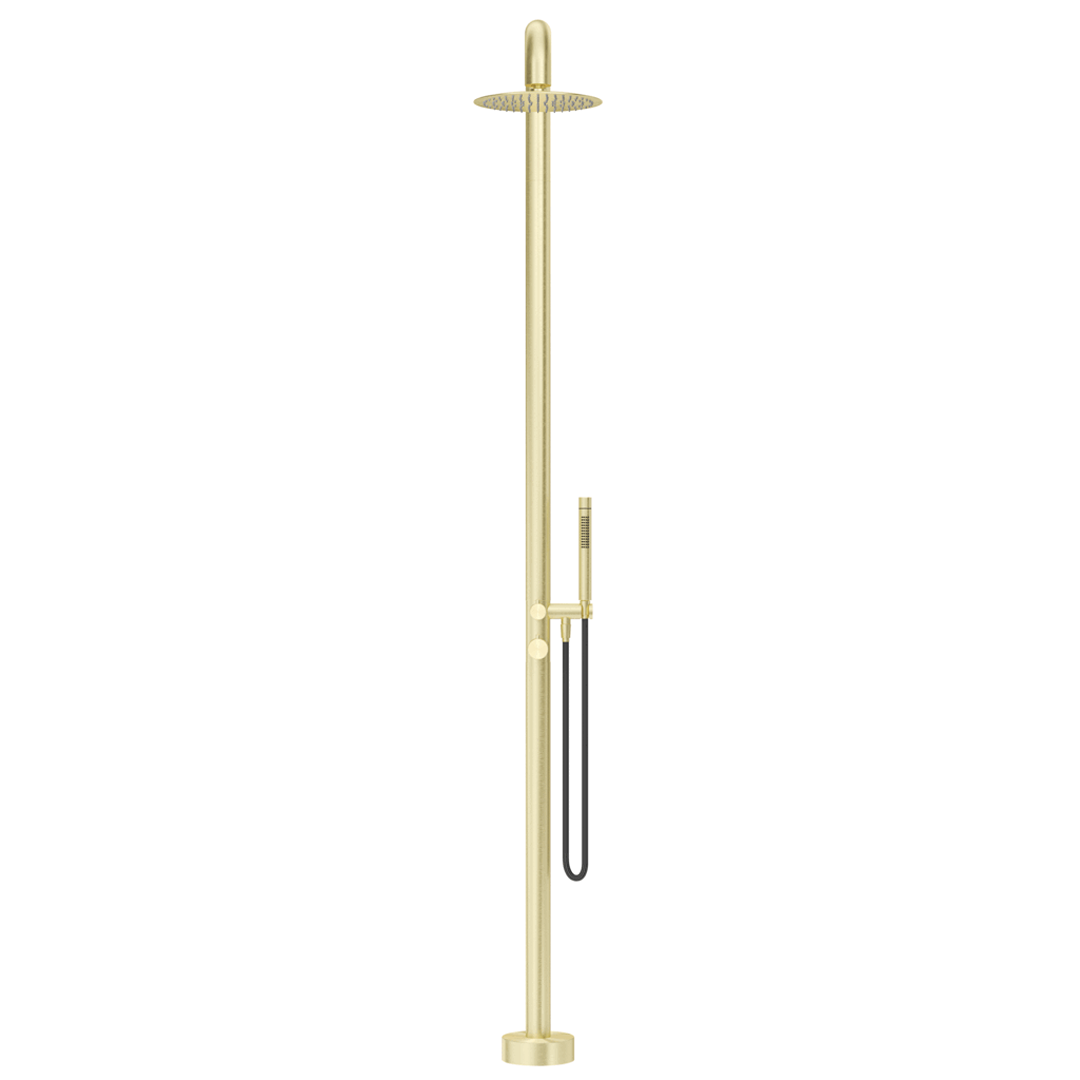 Mica Soft Square Freestanding Outdoor Shower