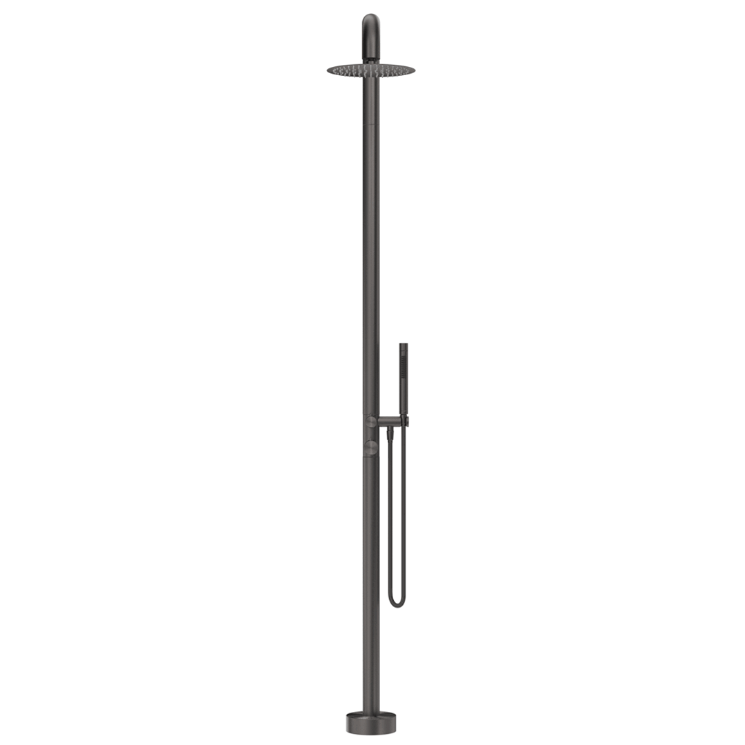 Mica Soft Square Freestanding Outdoor Shower