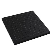 10" Square Black Rainfall Shower Head (Plastic)