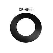 Matte Black Round Cover Plate 65mm