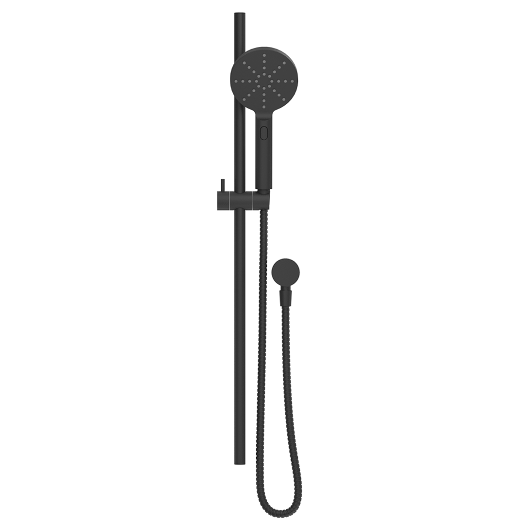 Mica Shower Head on Rail Round