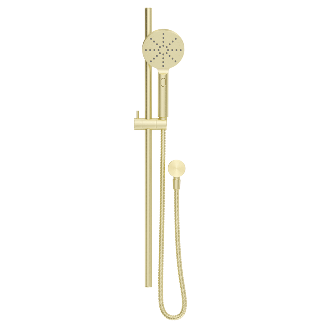 Mica Shower Head on Rail Round