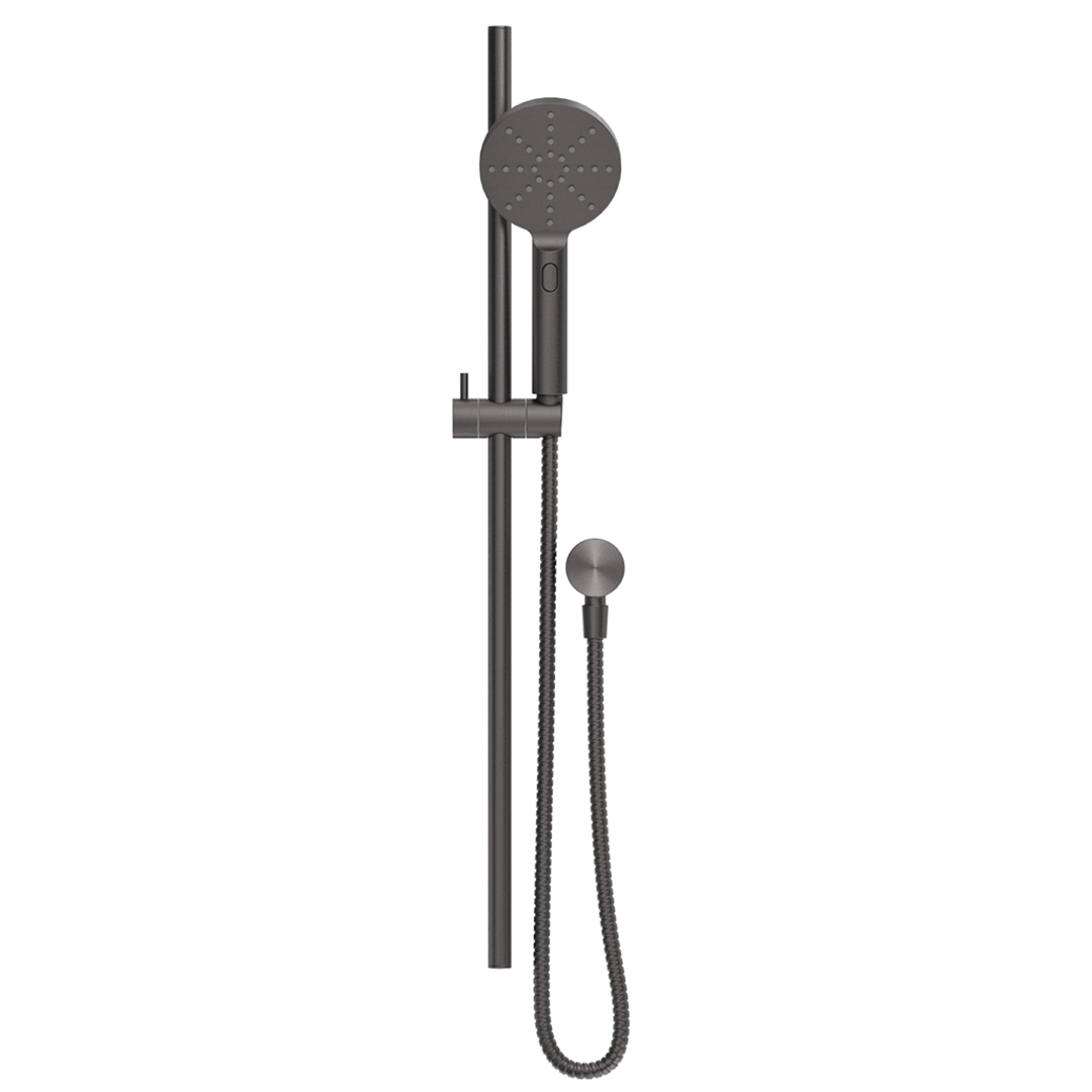 Mica Shower Head on Rail Round