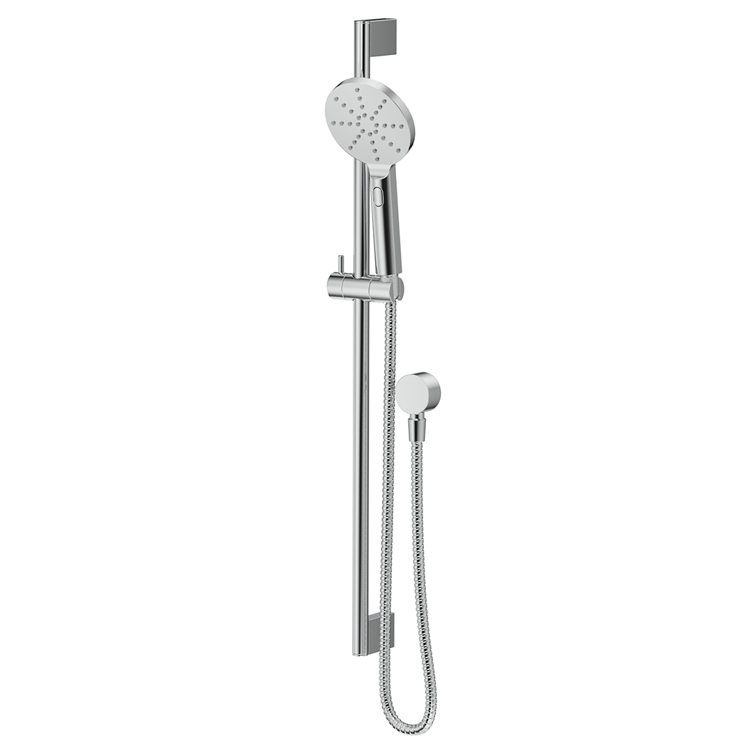Mica Shower Head on Rail Round