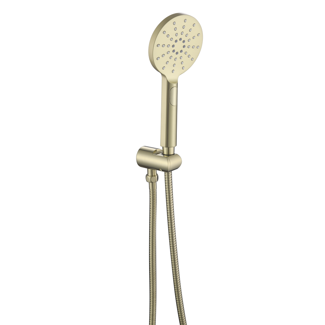 Mica Wide Hand Shower On Wall Bracket