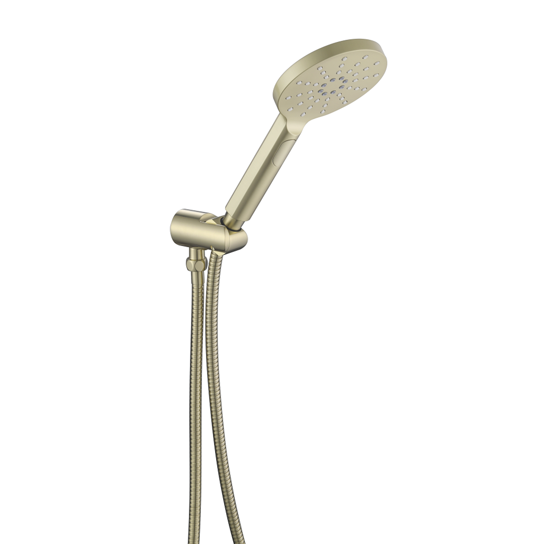 Mica Wide Hand Shower On Wall Bracket