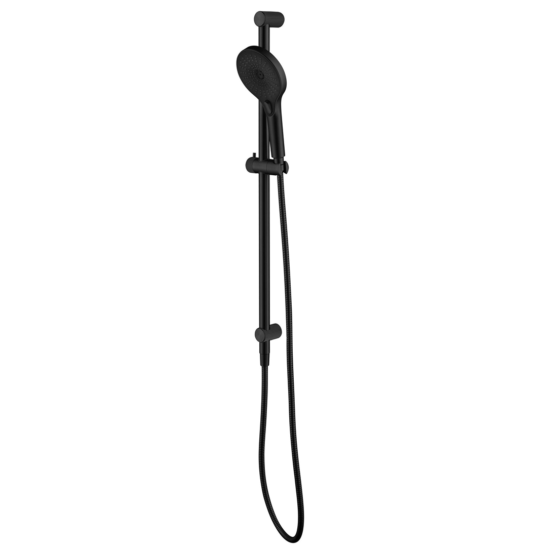 Mica Fluted Shower Head on Rail