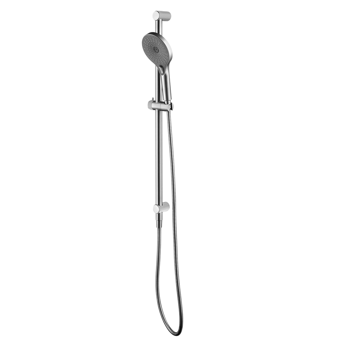 Mica Fluted Shower Head on Rail