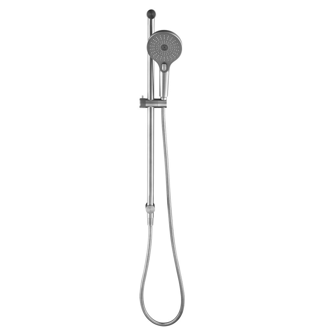 Mica Fluted Shower Head on Rail