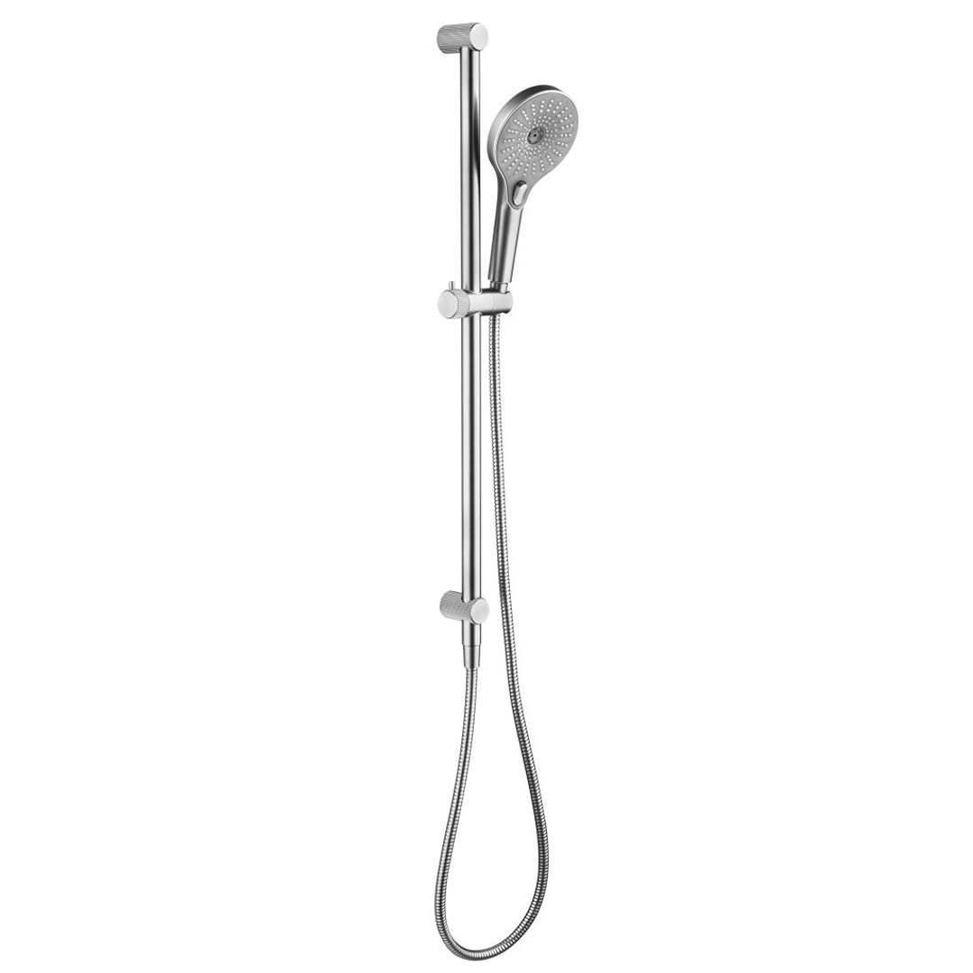 Mica Fluted Shower Head on Rail