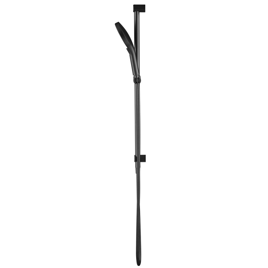 Mica Fluted Shower Head on Rail