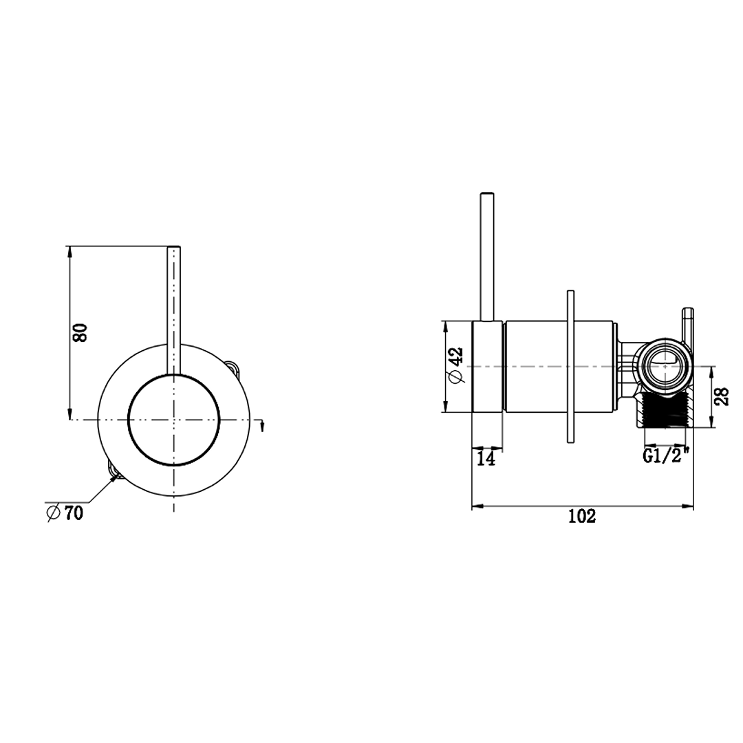 Mica Shower Mixer