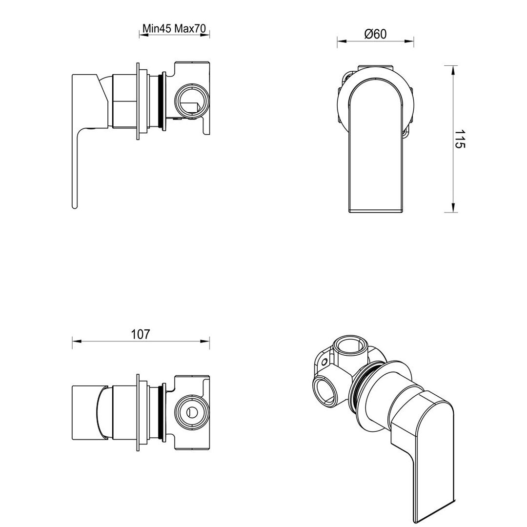 Eleniko Shower Mixer