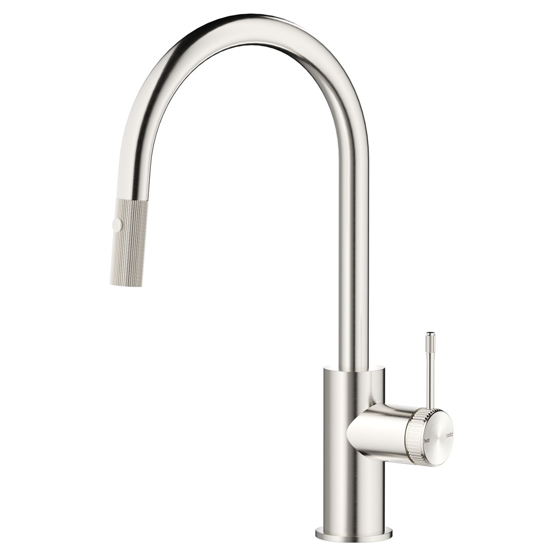 Mica Fluted Pull-Out Gooseneck Sink Mixer