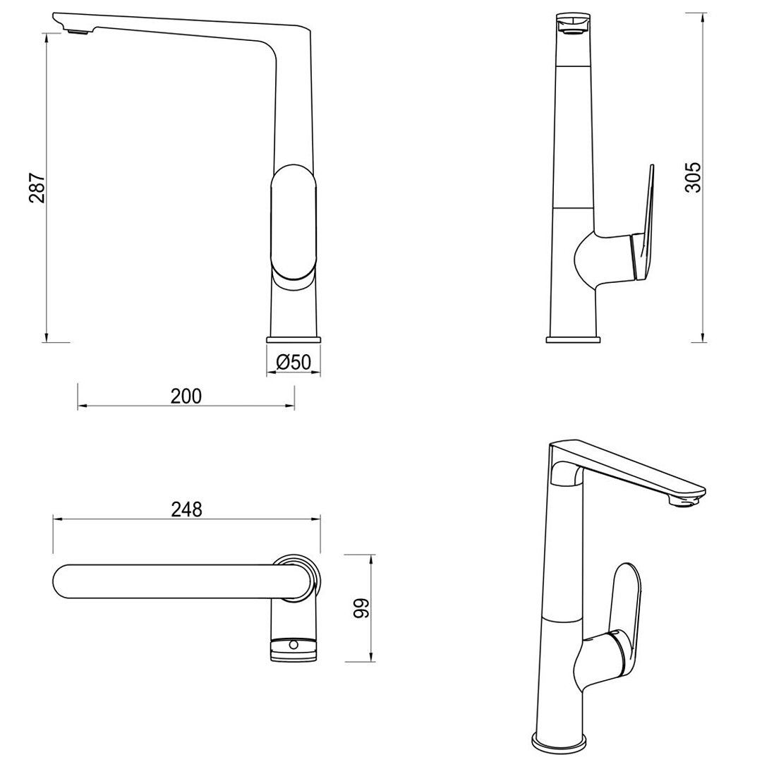 Lantra Sink Mixer