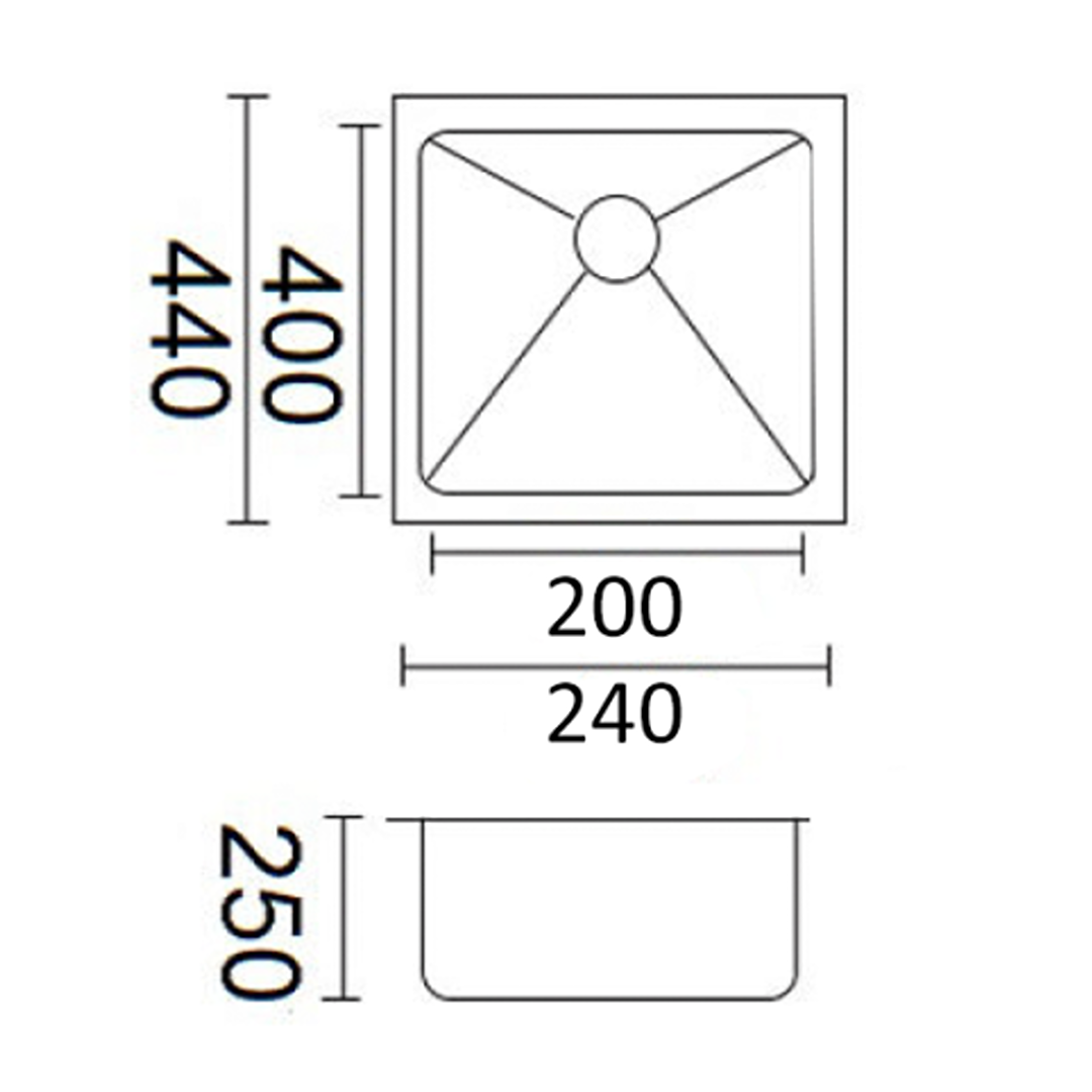 Luminare Sink 240 x 440mm