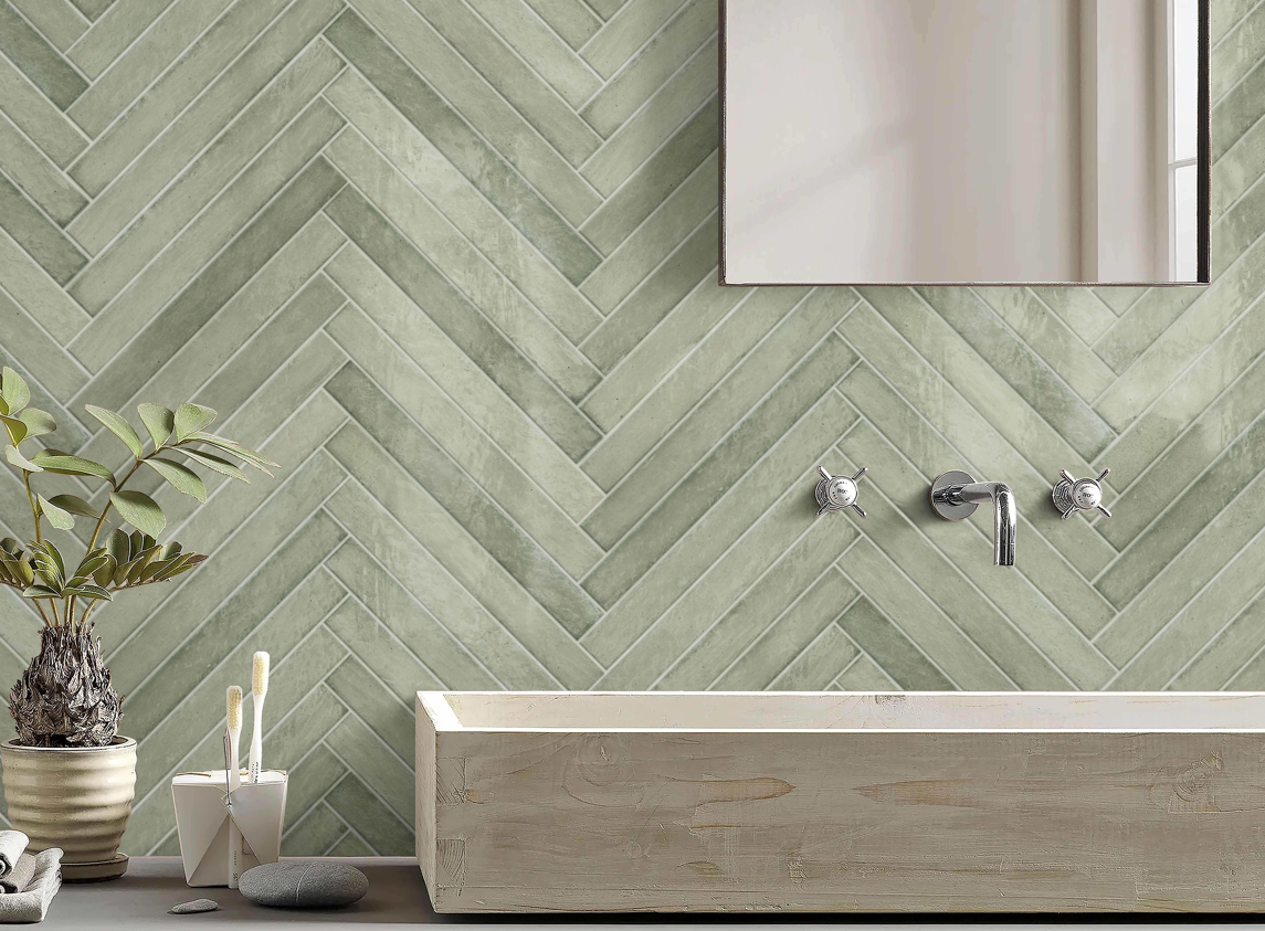 BV4006	SHELL LIGHT GREEN GLOSS 50*450