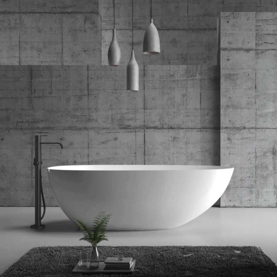 TBSS02 - FREESTANDING BATHTUB 850w x 560h x 1670l x 35 thin edge